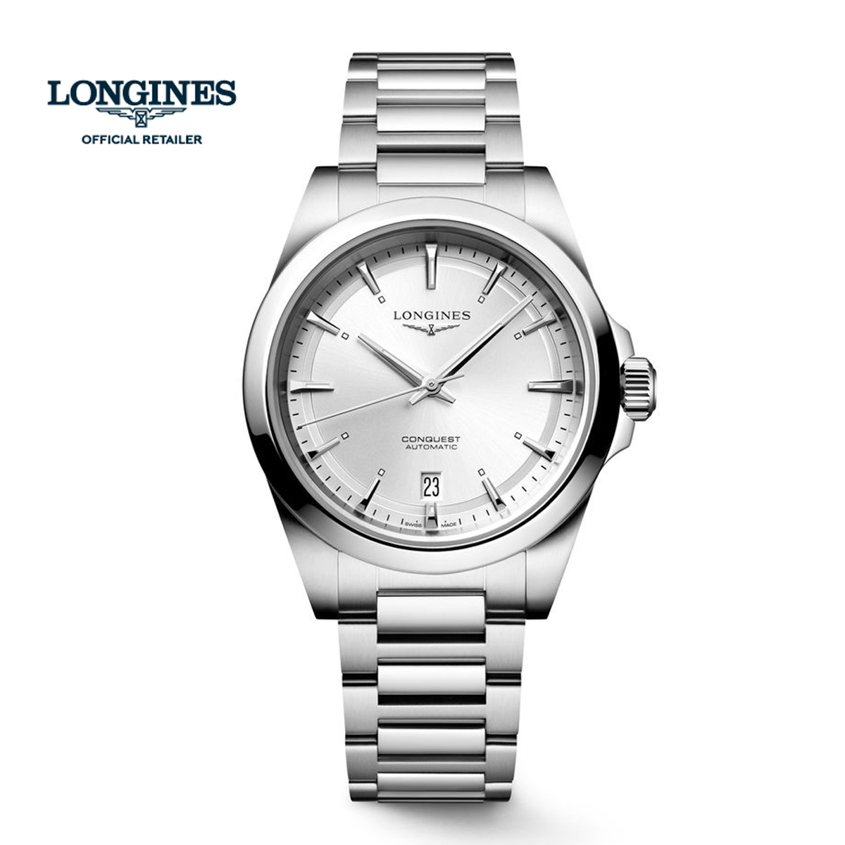 ロンジン ロンジン コンクエスト 38mm L3.720.4.72.6